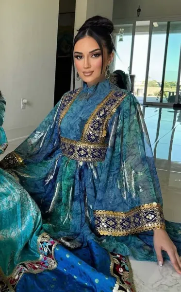  عکس لباس افغانی جدید