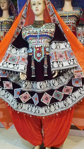  عکس لباس افغانی جدید