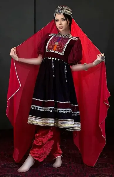  عکس لباس افغانی جدید