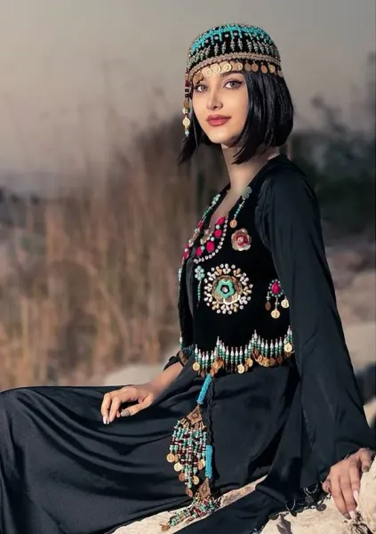  عکس لباس افغانی جدید