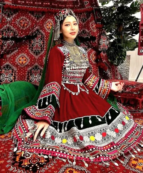  عکس لباس افغانی جدید