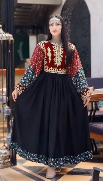  عکس لباس افغانی جدید