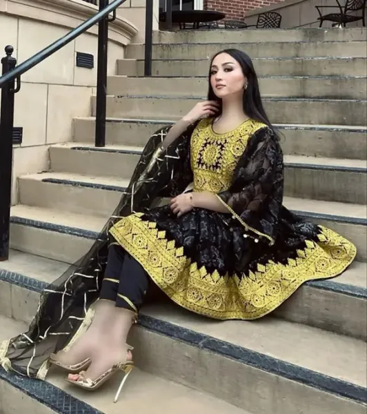  عکس لباس افغانی جدید