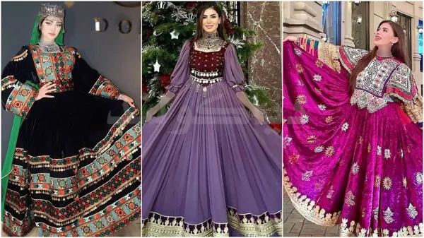  عکس لباس افغانی جدید