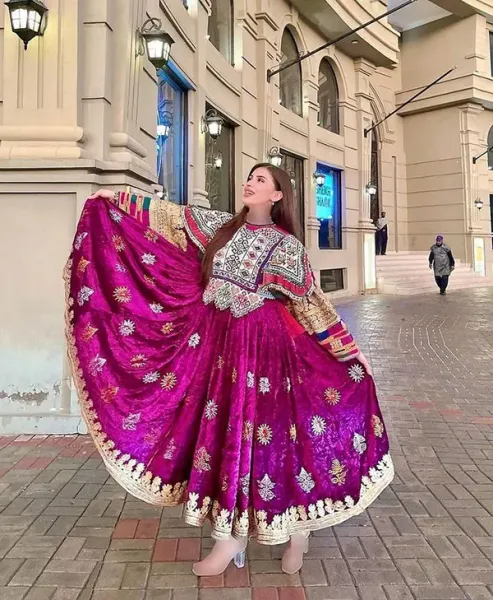  عکس لباس افغانی جدید