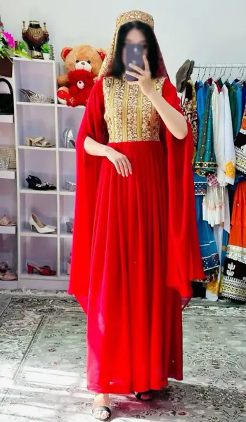  عکس لباس افغانی جدید دخترانه