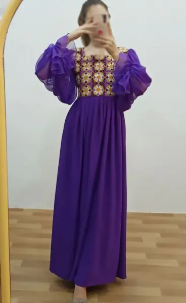  عکس لباس افغانی جدید دخترانه