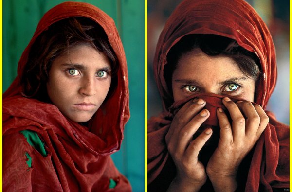  عکس دختر افغانی چشم قرمز