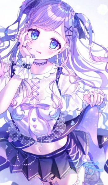  عکس کیوت فانتزی بنفش