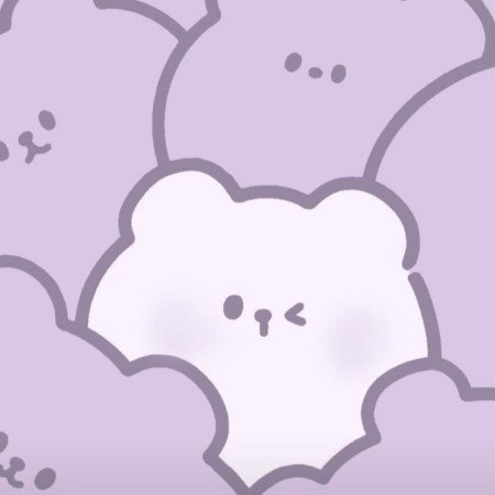  عکس کیوت فانتزی بنفش