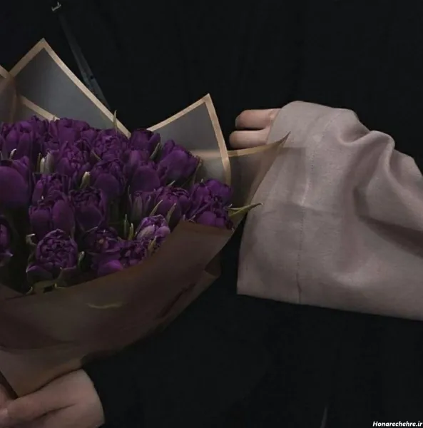 عکس پروفایل بنفش عاشقانه