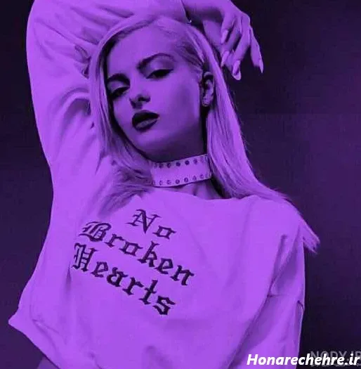  عکس پروفایل بنفش عاشقانه