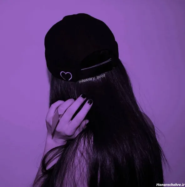  عکس پروفایل بنفش عاشقانه