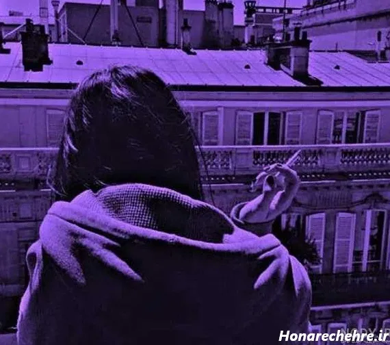  عکس پروفایل بنفش عاشقانه