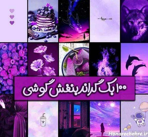  عکس پروفایل بنفش عاشقانه