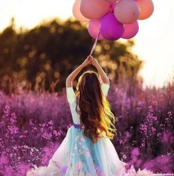  عکس پروفایل دخترونه بنفش لاکچری