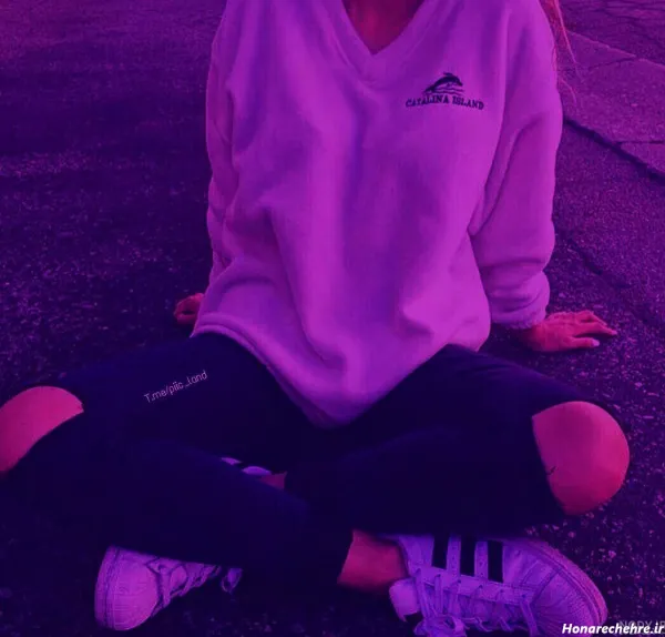  عکس پروفایل دخترونه بنفش لاکچری