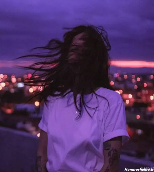  عکس پروفایل دخترونه بنفش لاکچری