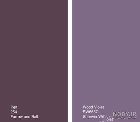  عکس بنفش ساده