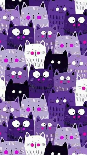  عکس بنفش کیوت ساده