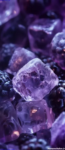  عکس بنفش کیوت ساده