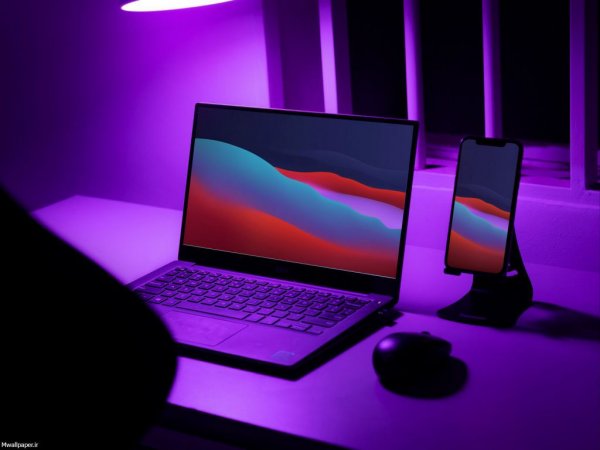  عکس بک گراند بنفش ساده