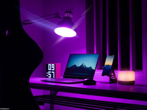  عکس بک گراند بنفش شاخ