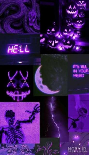 عکس کیوت بنفش دخترانه