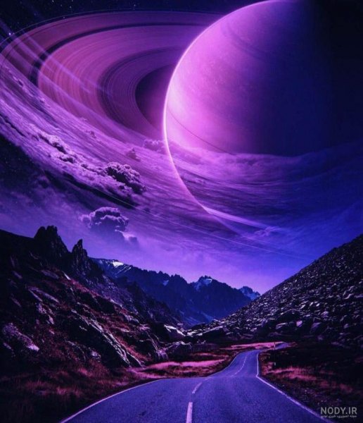  عکس کیوت بنفش دخترانه