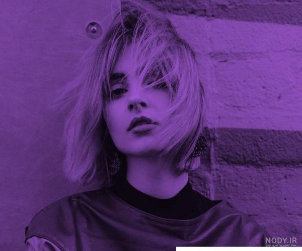  عکس کیوت بنفش دخترانه