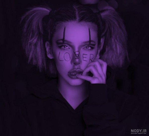  عکس کیوت بنفش دخترانه