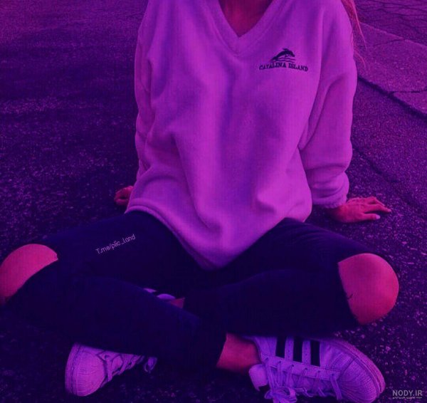  عکس کیوت بنفش دخترانه