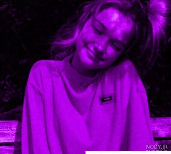  عکس کیوت بنفش دخترانه