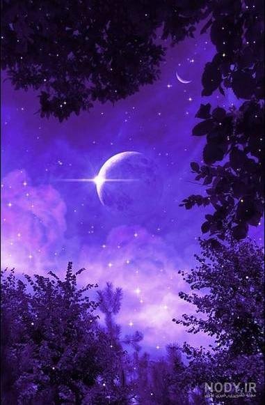  عکس کیوت بنفش دخترانه