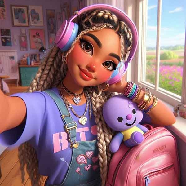  عکس کیوت فانتزی گوگولی دخترانه