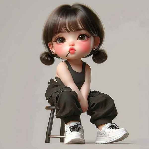  عکس کیوت فانتزی گوگولی دخترانه