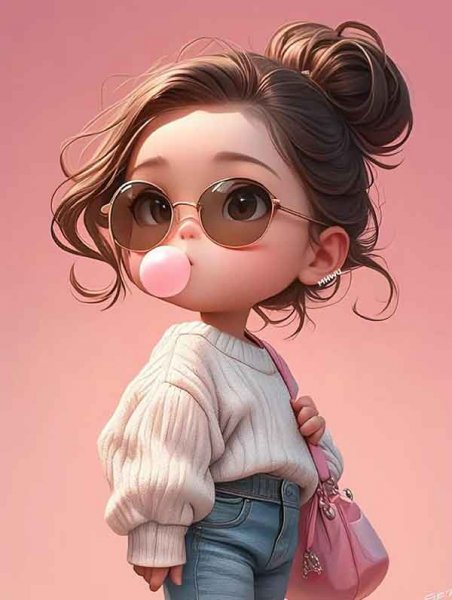  عکس کیوت فانتزی گوگولی دخترانه