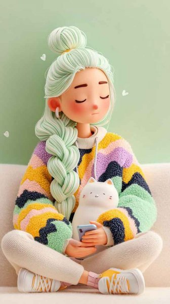  عکس کیوت فانتزی گوگولی دخترانه