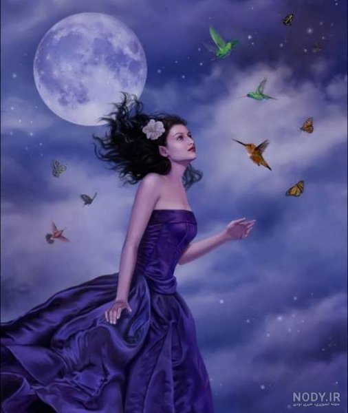  عکس دختر کارتونی رویایی