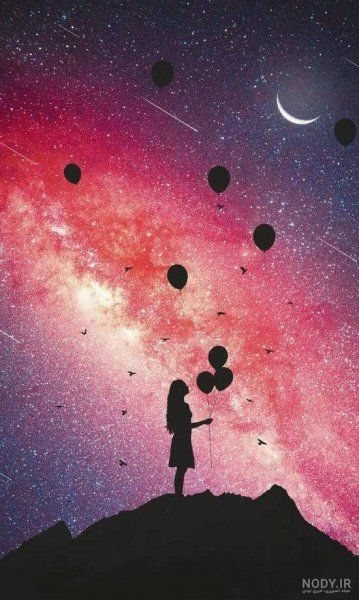  عکس دختر کارتونی رویایی