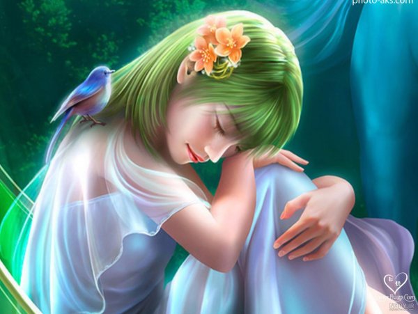  عکس دختر کارتونی رویایی