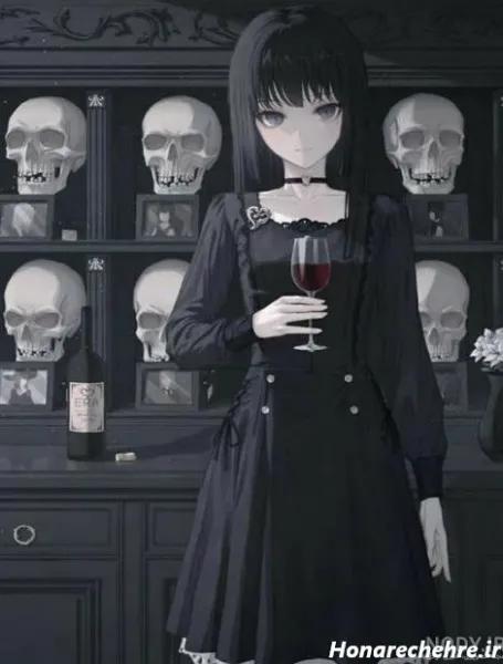  عکس انیمه کیوت سیاه