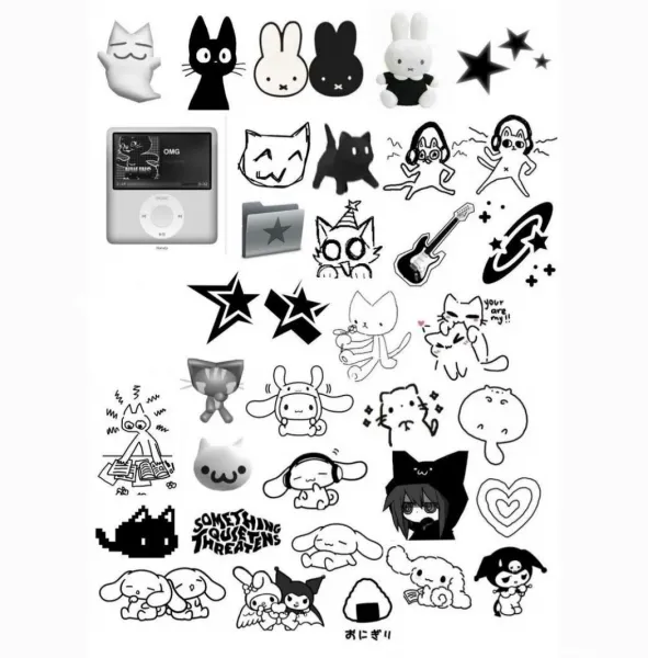  عکس انیمه کیوت سیاه