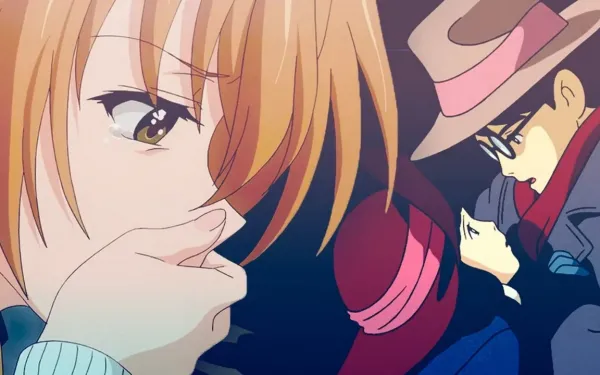  عکس انیمه دخترانه مدرسه ای