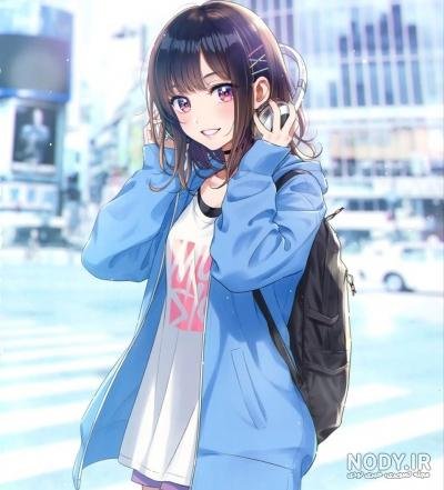  عکس انیمه دخترانه مدرسه ای