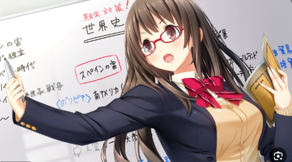  عکس انیمه دخترانه مدرسه ای