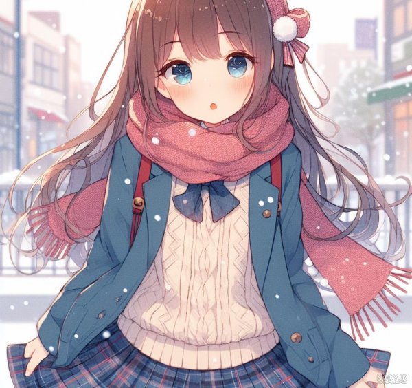  عکس انیمه دخترانه مدرسه ای