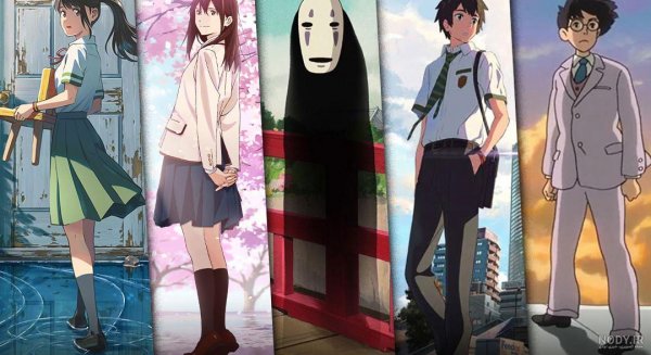  عکس انیمه دخترانه مدرسه ای