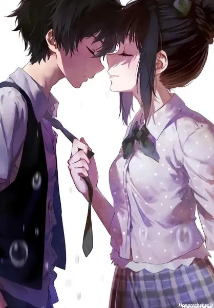 عکس انیمه دخترانه مدرسه ای عاشقانه