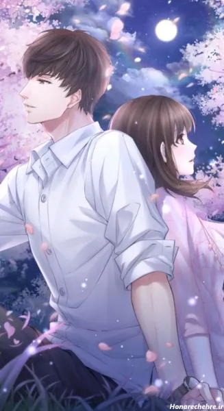  عکس انیمه دخترانه مدرسه ای عاشقانه